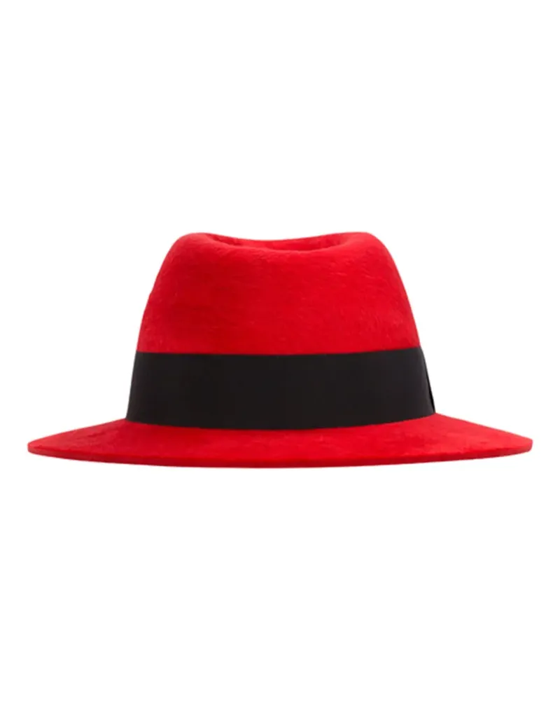 Saint Laurent Fedora aus Wolle - Rot Rot