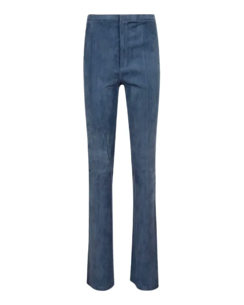 Stouls Schmale Wildlederhose - Blau Blau