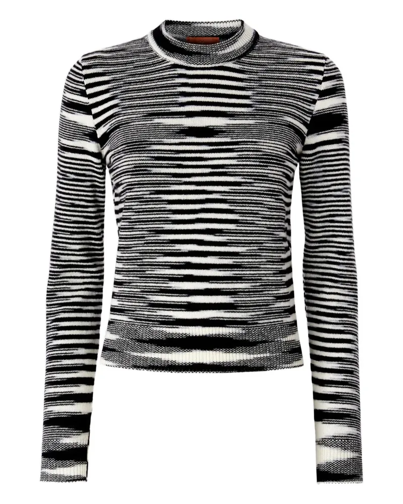 Missoni Gemusterter Pullover - Schwarz Schwarz