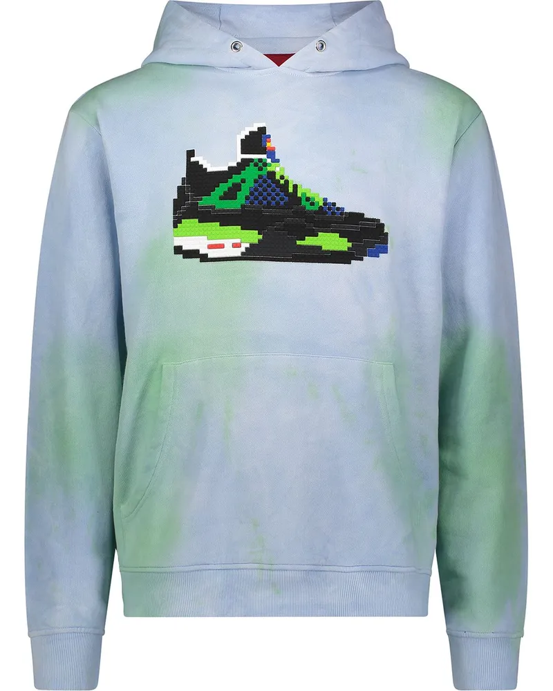 Mostly Heard Rarely Seen Hoodie mit Sneaker-Print - Blau Blau