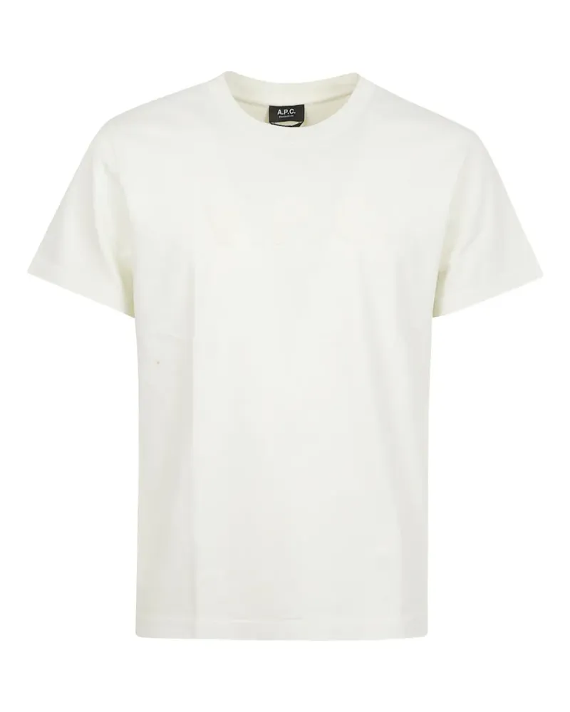 A.P.C. embossed T-shirt - Nude Nude