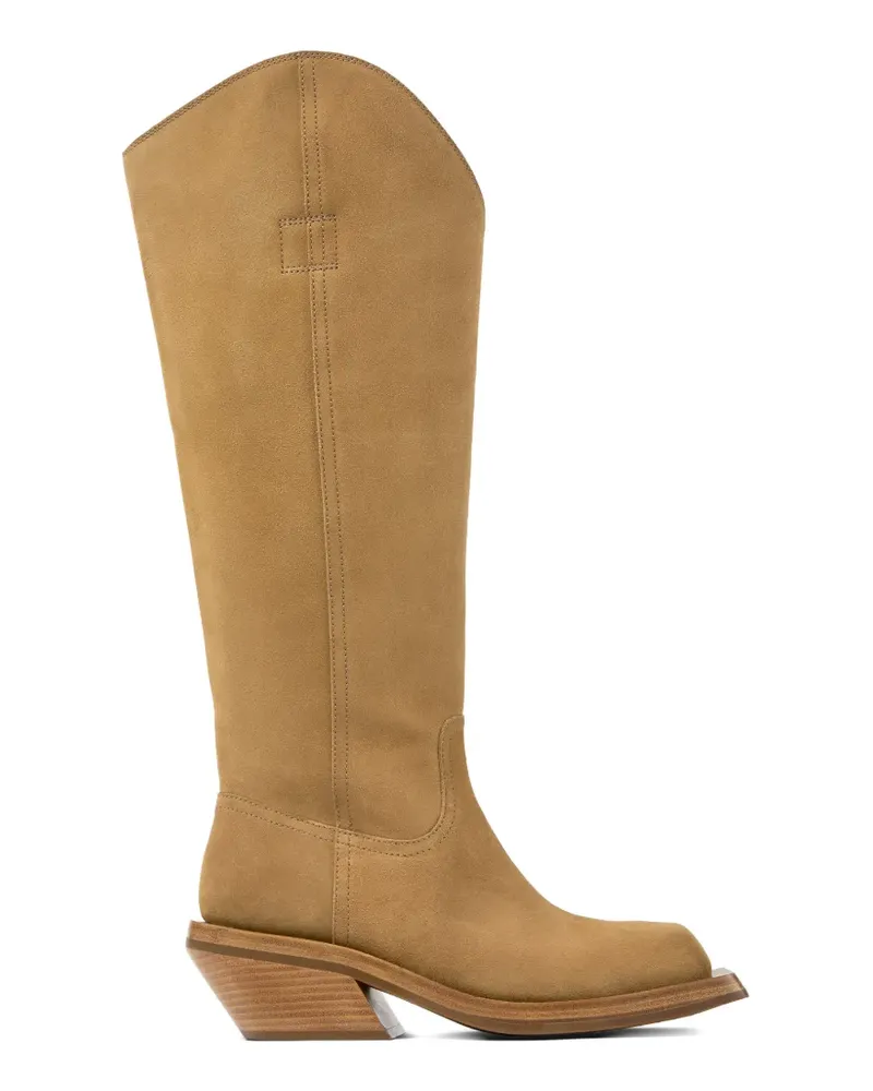 Camper Stiefel mit eckiger Kappe - Nude Nude