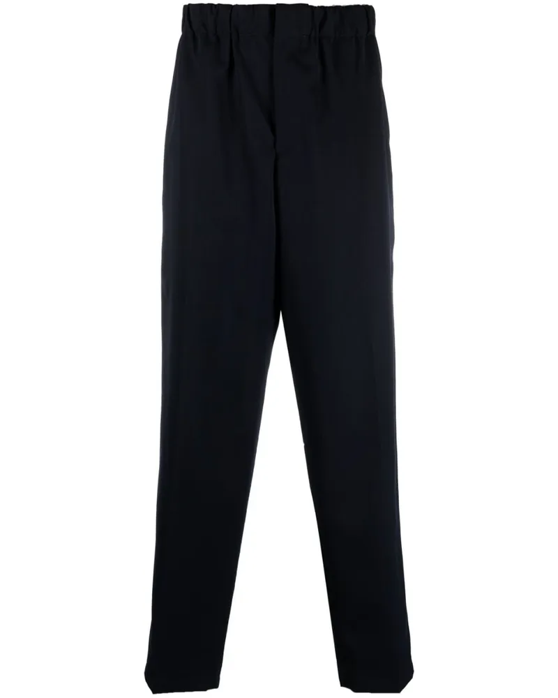 Jil Sander Tapered-Hose mit Stretchbund - Blau Blau