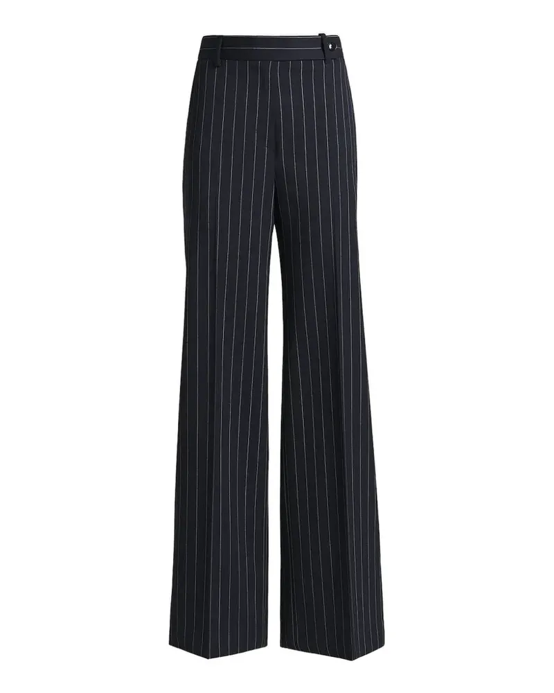 Kiton Straight-Leg-Hose mit Nadelstreifen - Blau Blau