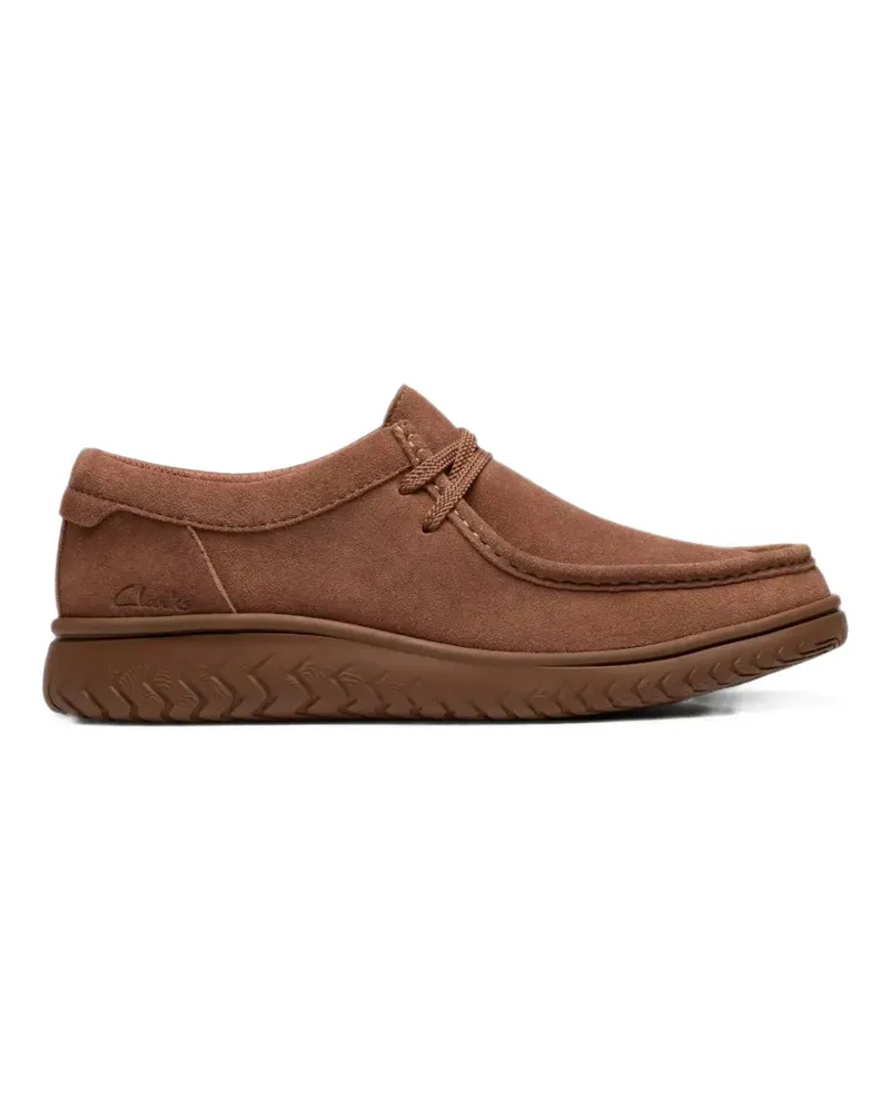 Clarks RelaxLite Low suede shoes - Braun Braun