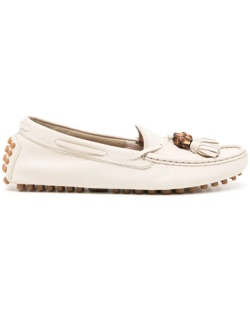 Gucci Loafer mit Quasten - Weiß Weiß