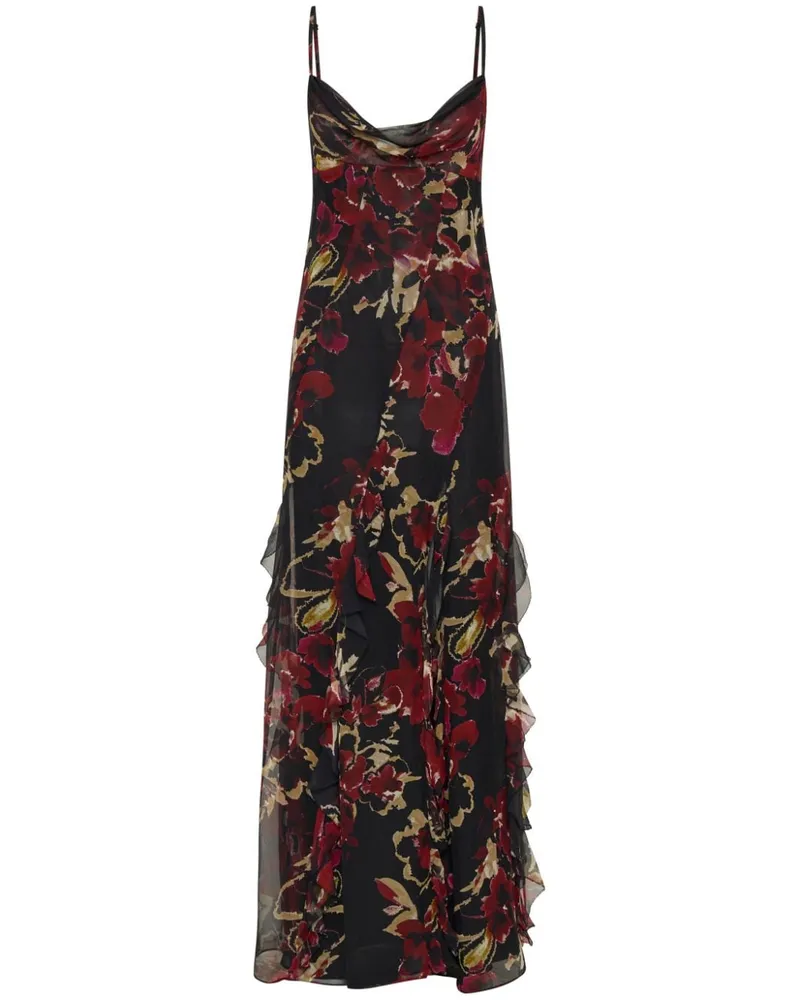 NICHOLAS Kamila Abendkleid - Schwarz Schwarz