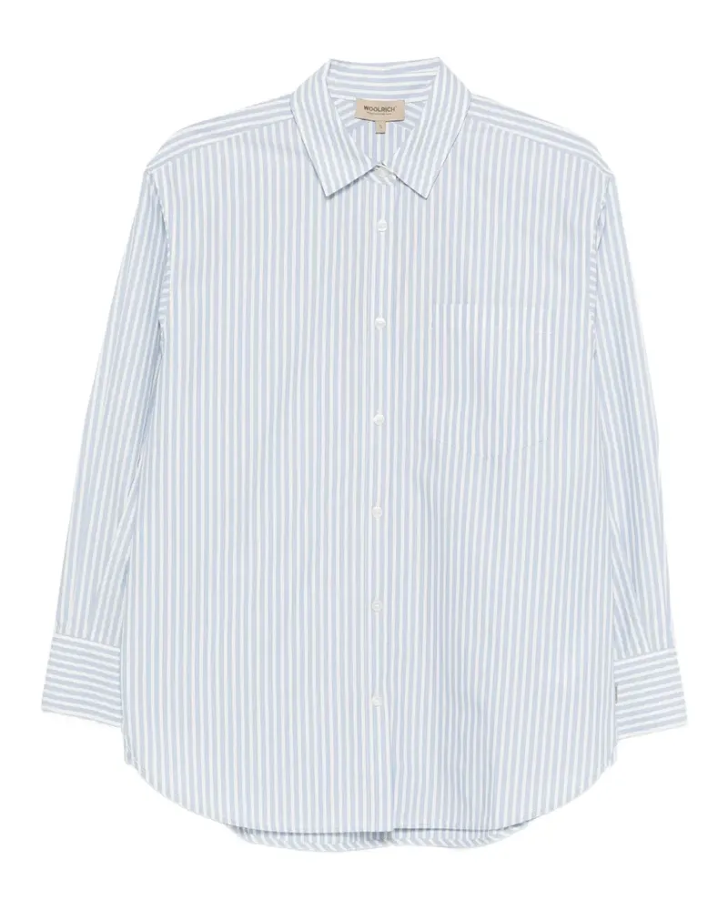 Woolrich striped button-up shirt - Weiß Weiß
