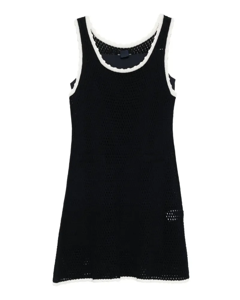 JUUN.J Gehäkeltes Kleid mit Wellensaum - Blau Blau