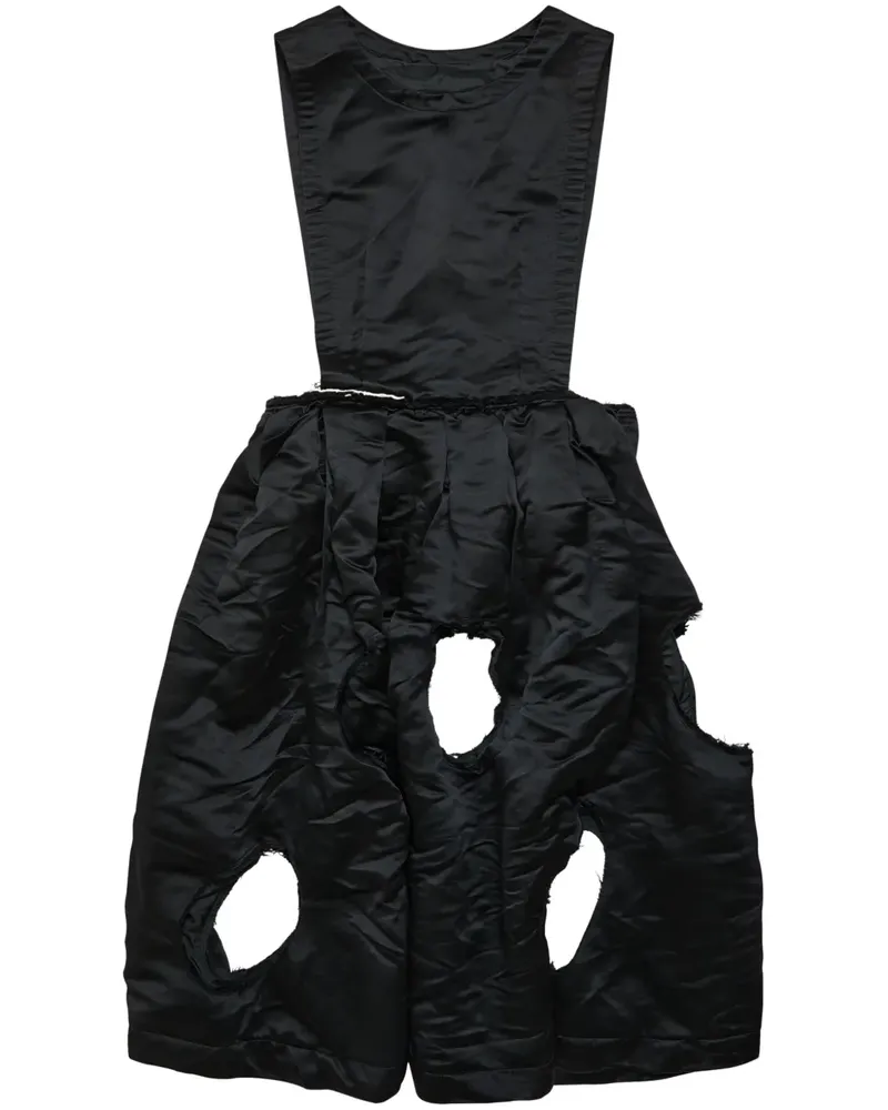 Comme des Garçons Kleid mit Cut-Outs - Schwarz Schwarz
