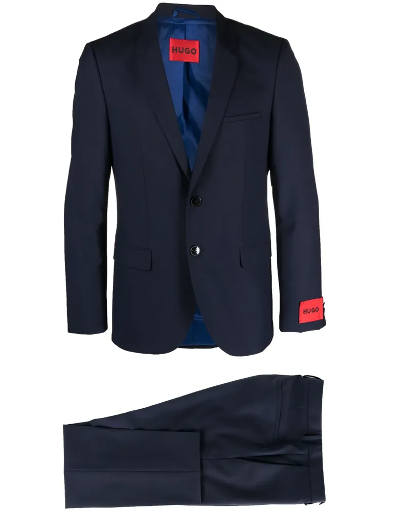HUGO BOSS Einreihiger Anzug - Blau Blau