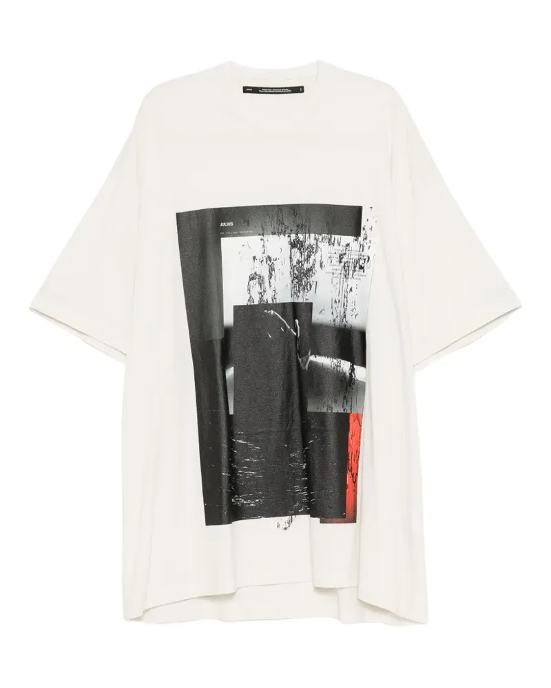 Julius Prayer super big T-shirt - Nude Nude