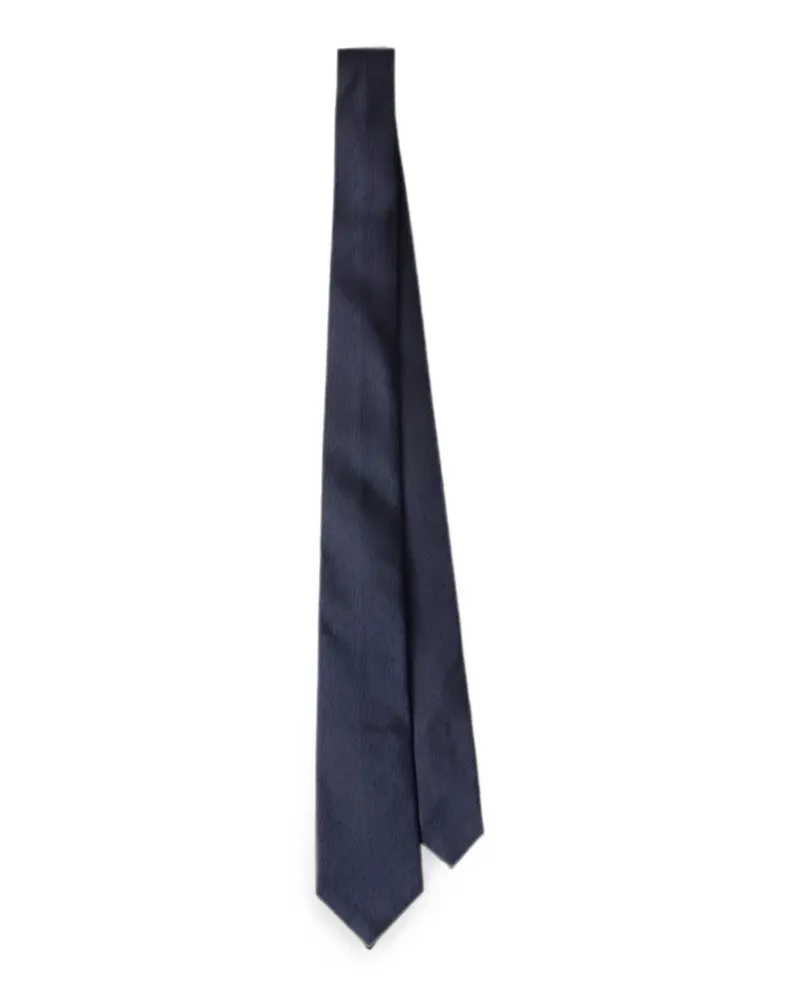 Prada silk tie - Blau Blau