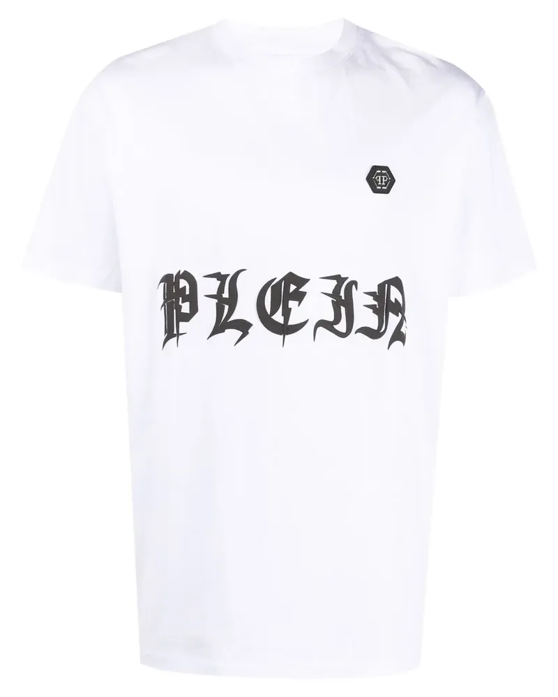 Philipp Plein T-Shirt mit Logo-Print - Weiß Weiß