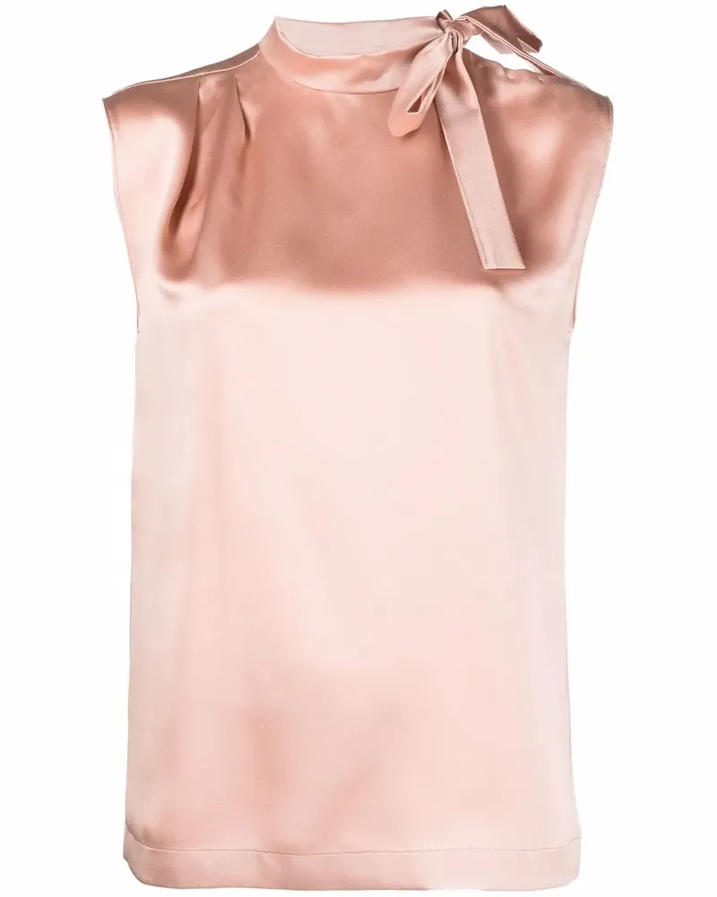 Alberta Ferretti Schluppenbluse aus Seide - Orange Orange