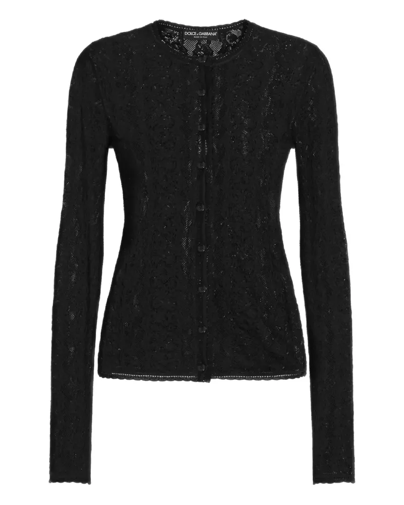 Dolce & Gabbana Cardigan mit Spitze - Schwarz Schwarz