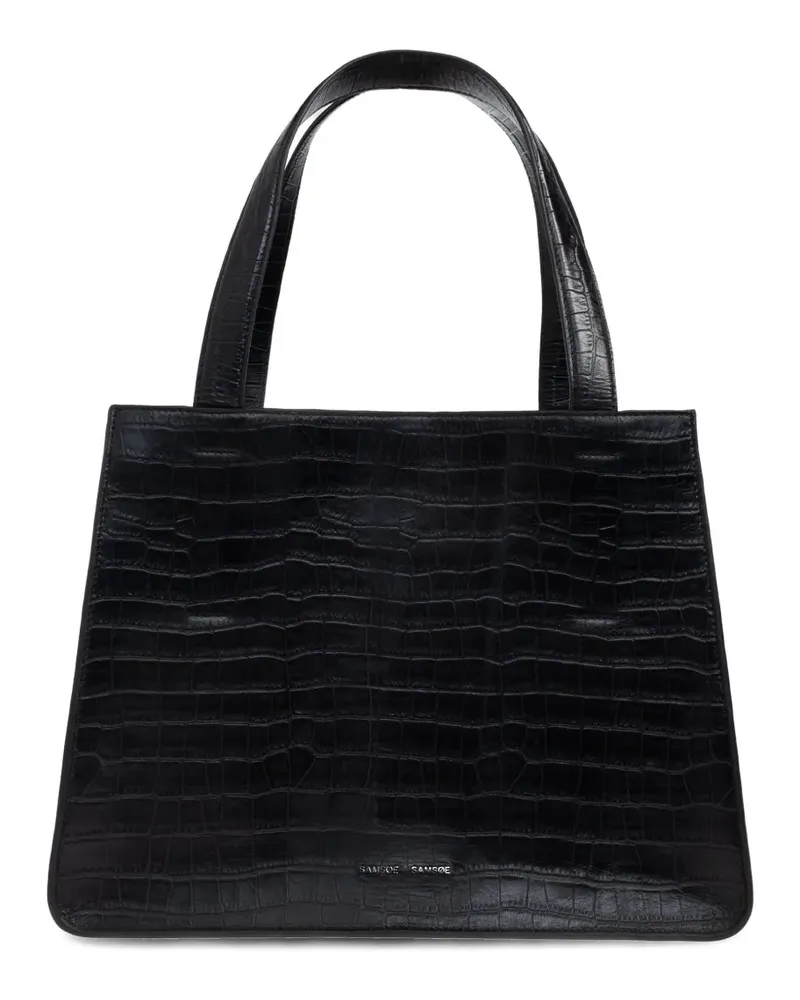 Samsøe & Samsøe Saclaire Tote Bag mit Henkel - Schwarz Schwarz
