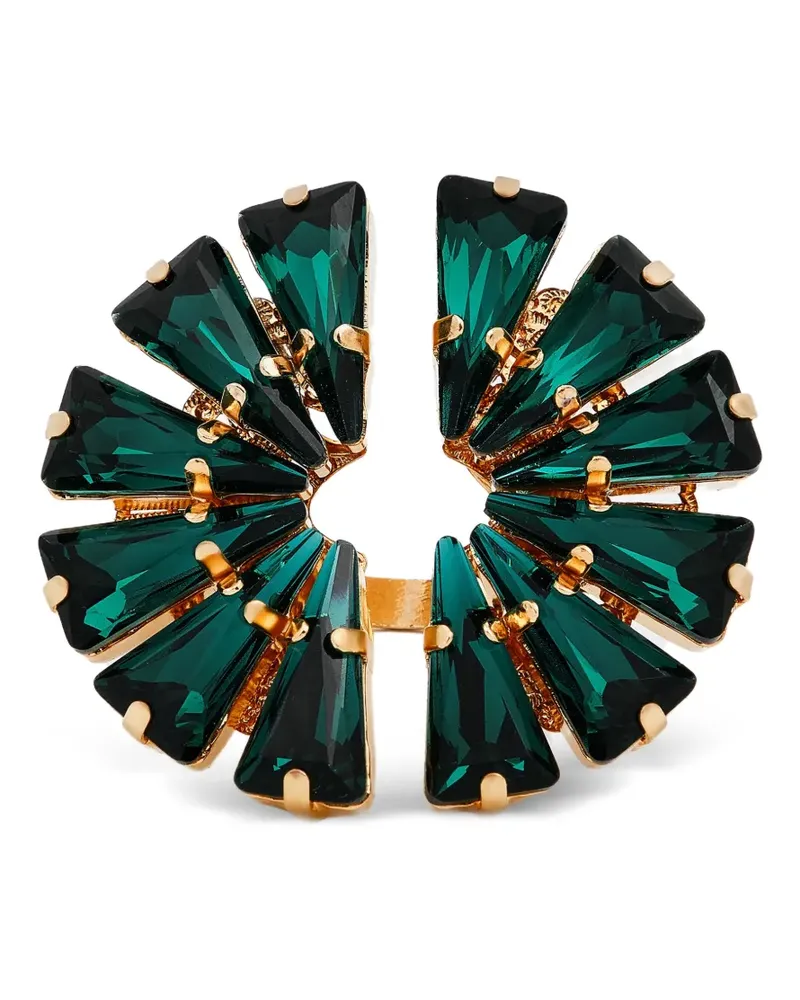 Anton Heunis Afrodita Ring mit Kristallen - Gold Gold