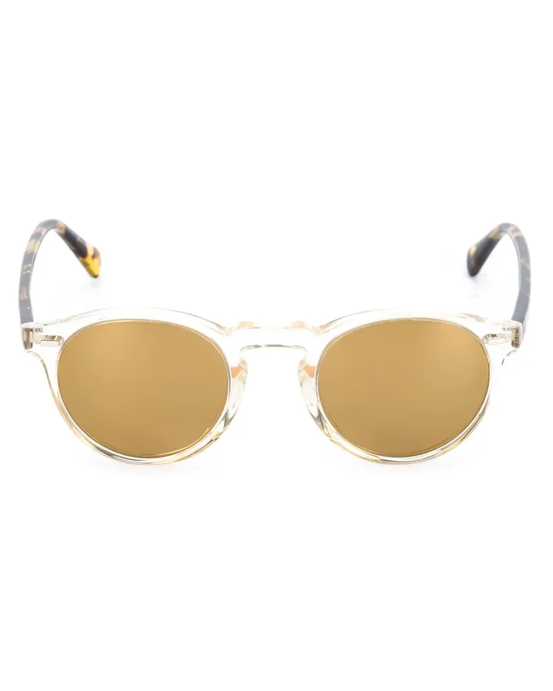 Oliver Peoples x Kitsuné 'Gregory Peck' Sonnenbrille - Metallic Metallic
