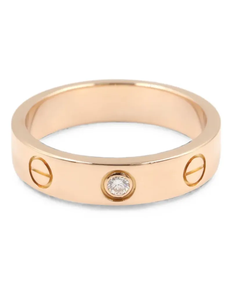 Cartier 2010s mini Love diamond ring - Rosa Rosa
