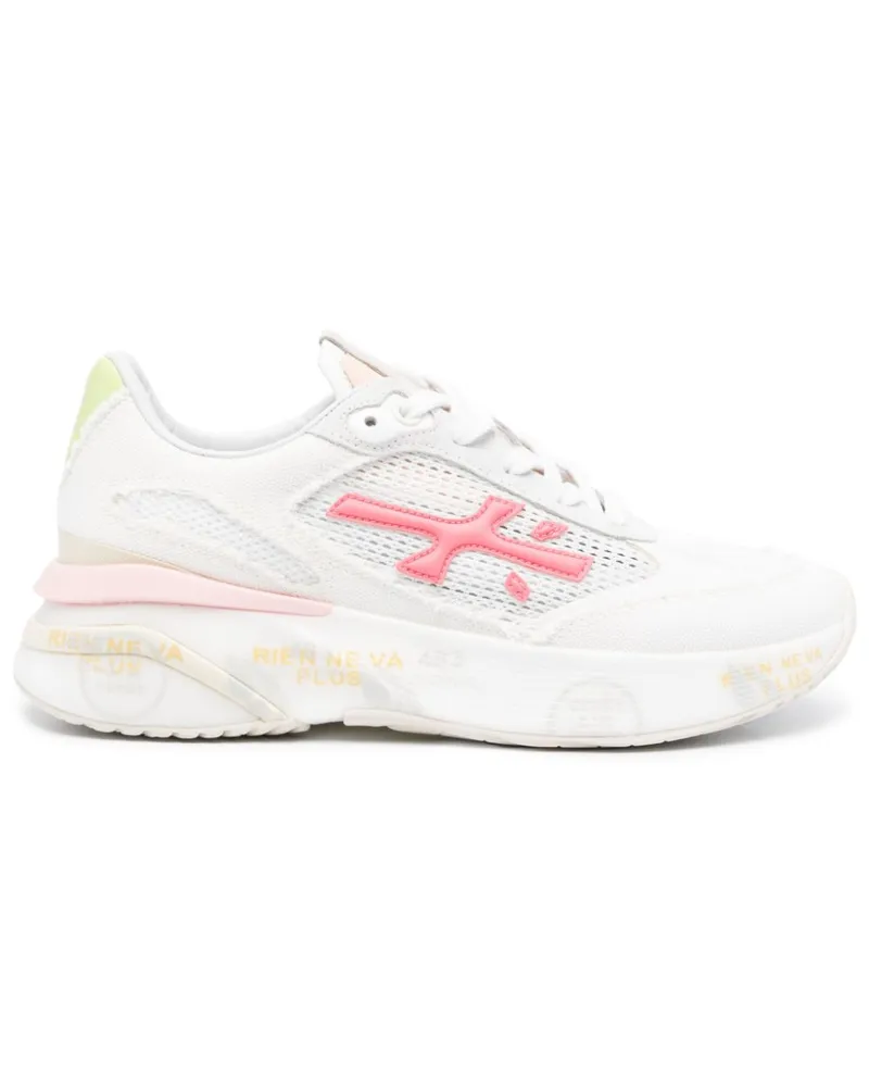 Premiata Moerun Sneakers im Used-Look - Weiß Weiß