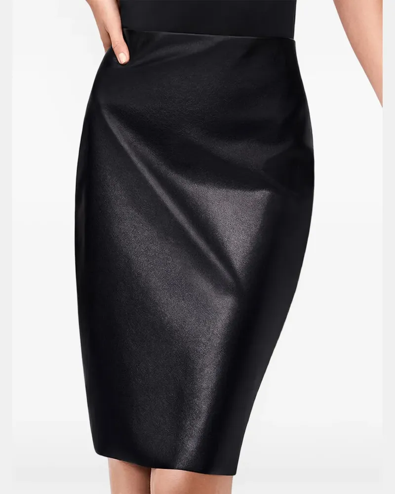 Wolford Estella Midi-Bleistiftrock - Schwarz Schwarz