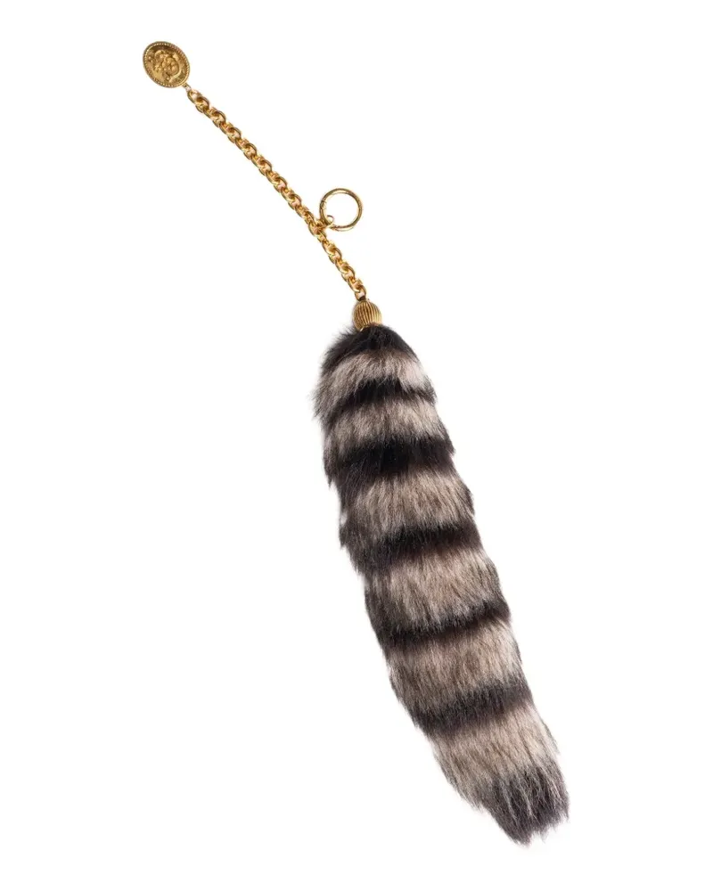 Chloé Treasure Tails Anhänger aus Shearling - Braun Braun