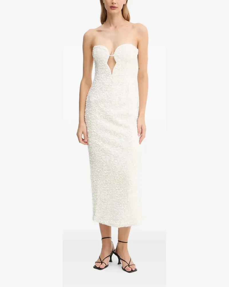 Bardot Braya cut-out midi dress - Weiß Weiß
