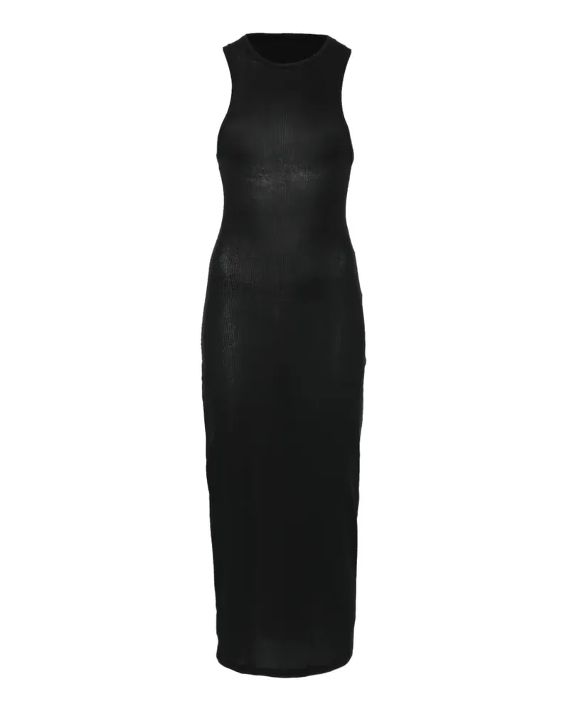 WARDROBE.NYC Racer Kleid - Schwarz Schwarz