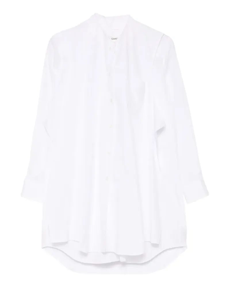 Comme des Garçons ruffled panel-detail shirt - Weiß Weiß