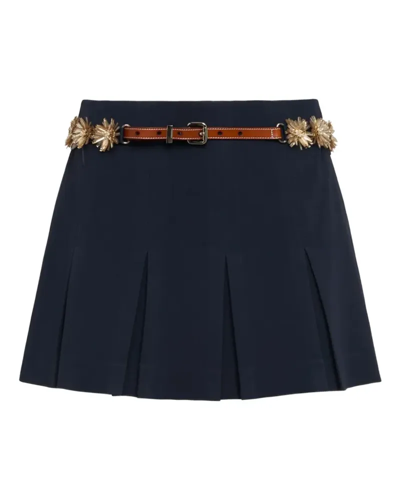 Cinq à Sept Sunflare Belt Aanya mini skirt - Blau Blau