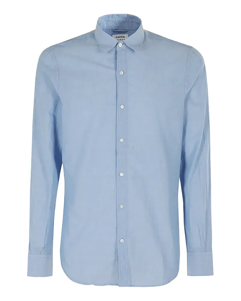 ASPESI Reduced II cotton shirt - Blau Blau
