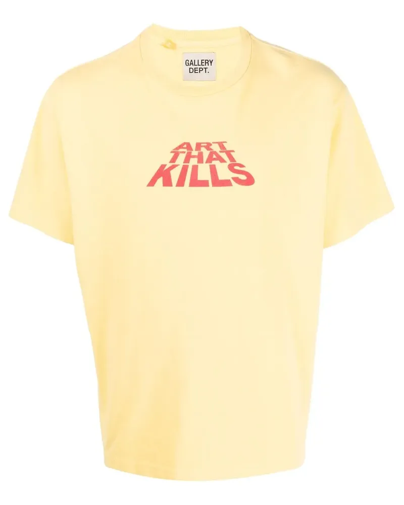 GALLERY DEPT. Art that Kills T-Shirt - Gelb Gelb