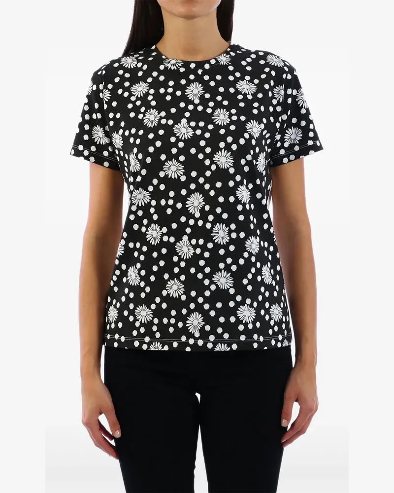Emanuel Ungaro floral print t-shirt - Weiß Weiß
