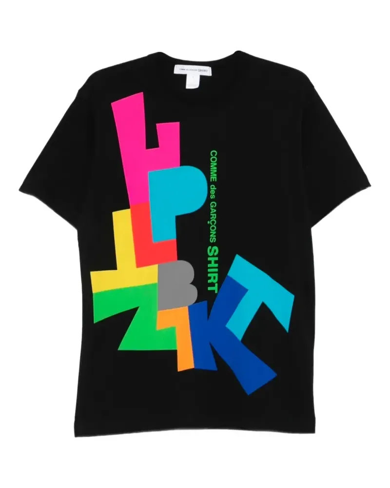 Comme des Garçons graphic-print T-shirt - Schwarz Schwarz