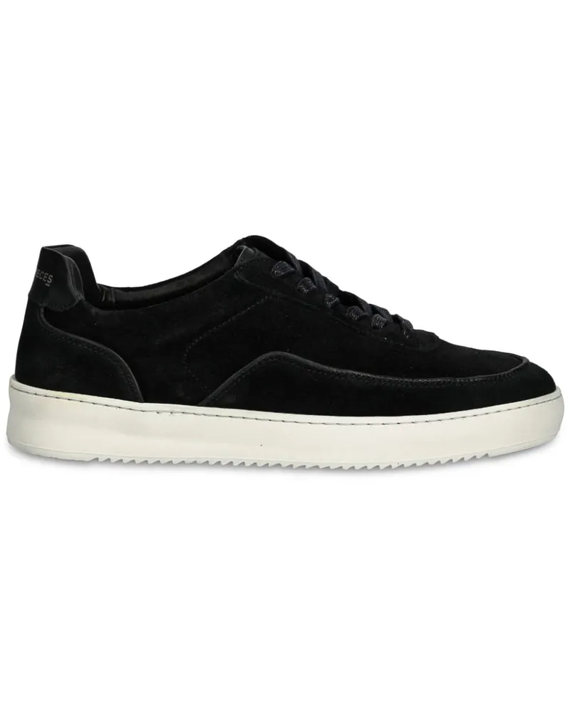 Filling Pieces Sneakers aus Wildleder - Schwarz Schwarz