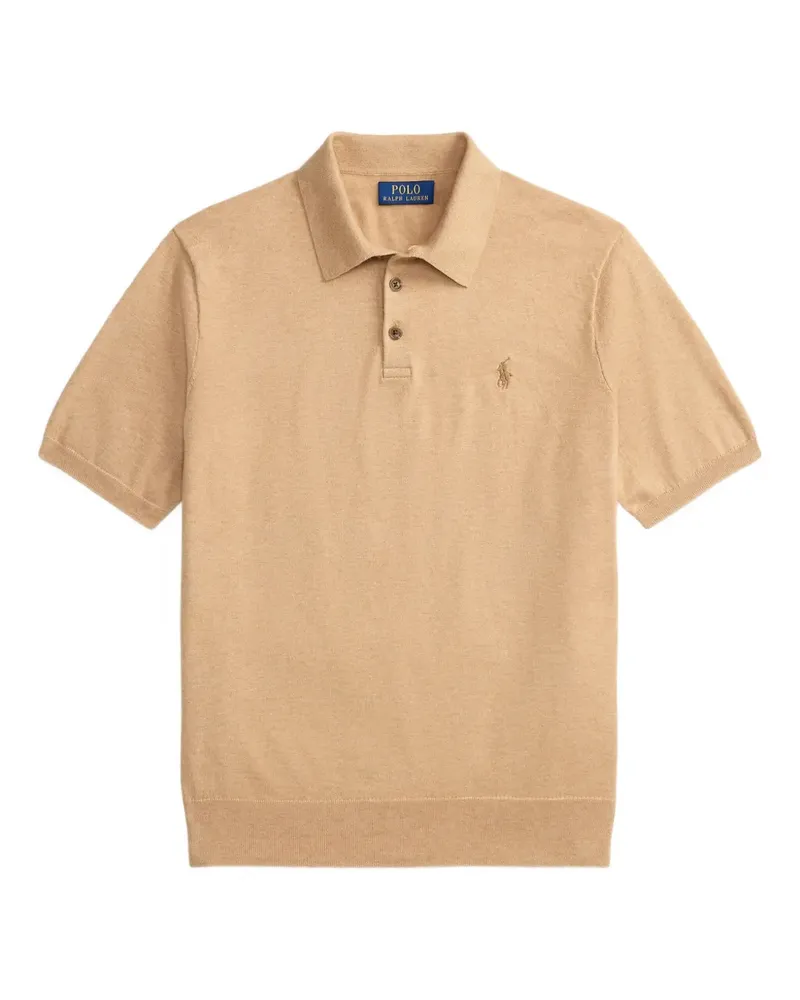 Ralph Lauren Besticktes Poloshirt - Nude Nude