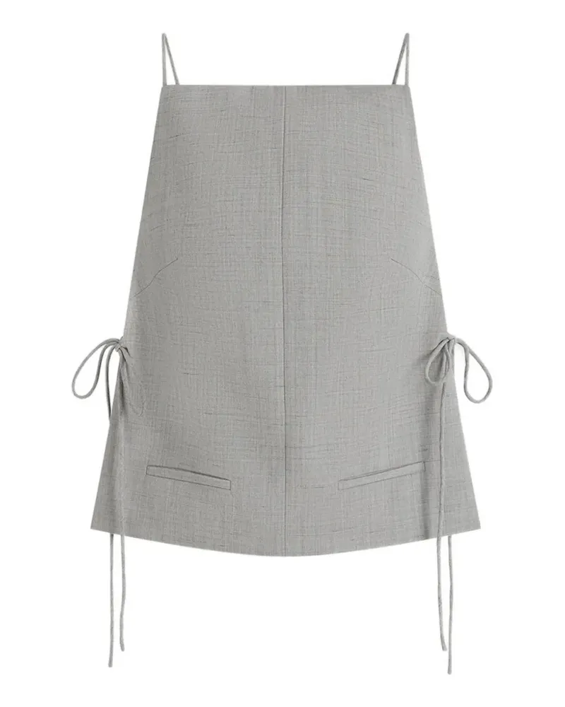 St. Agni rechteckige Oberseite - Grau Grau