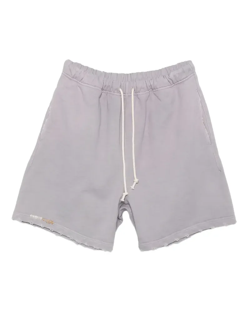 PAURA Ausgefranste Filippo Shorts mit Kordelzug - Violett Violett