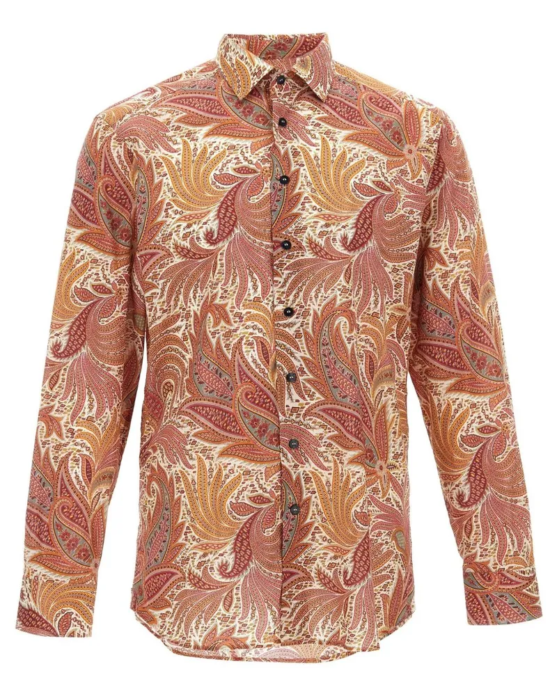 Etro Hemd mit Paisleymuster - Braun Braun