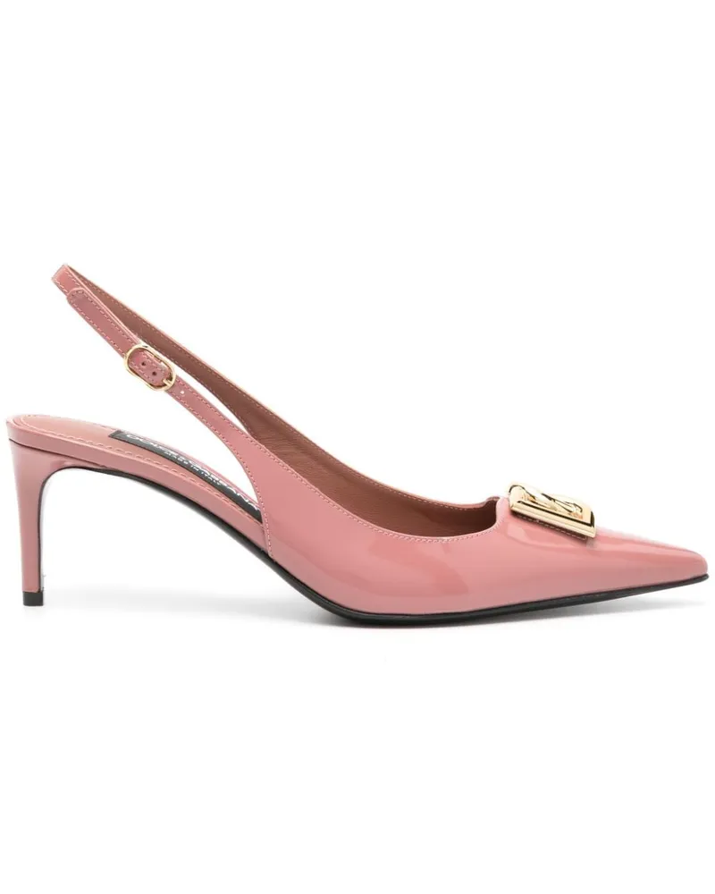 Dolce & Gabbana Pumps aus Lackleder - Rosa Rosa