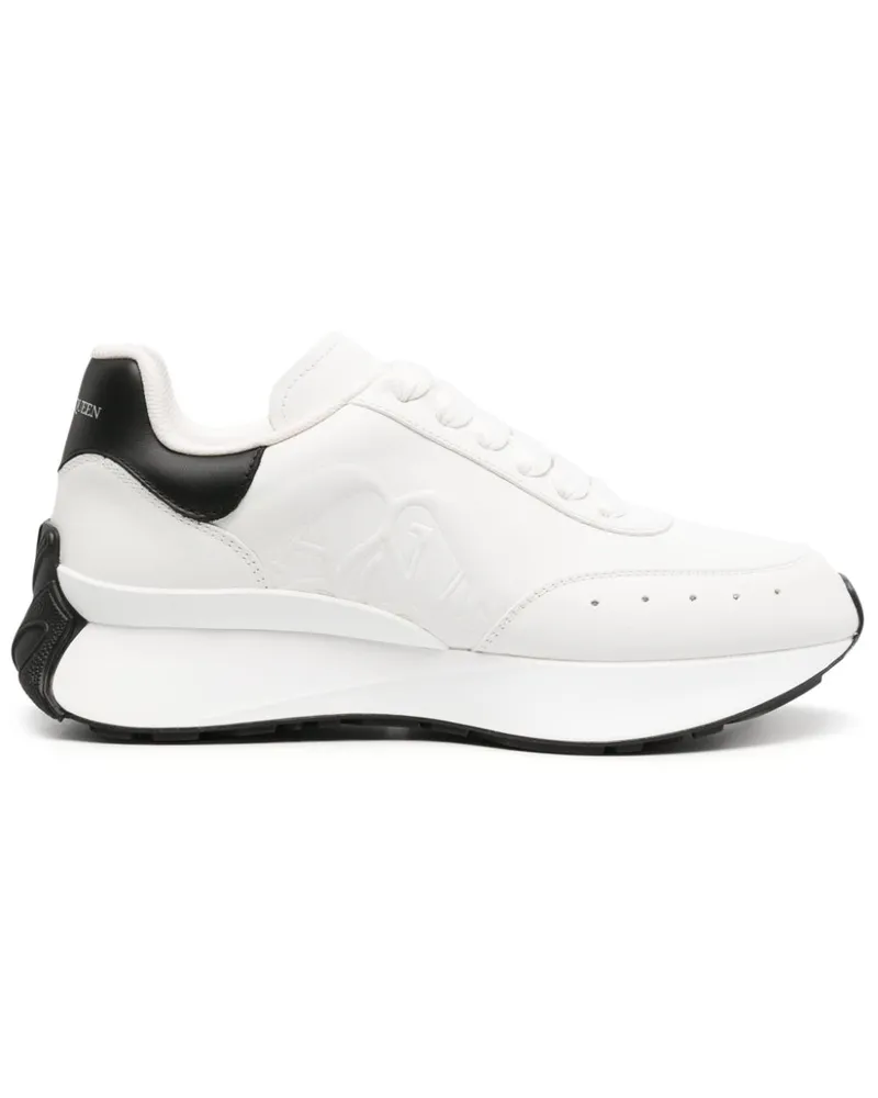 Alexander McQueen Sprint Runner Sneakers - Weiß Weiß