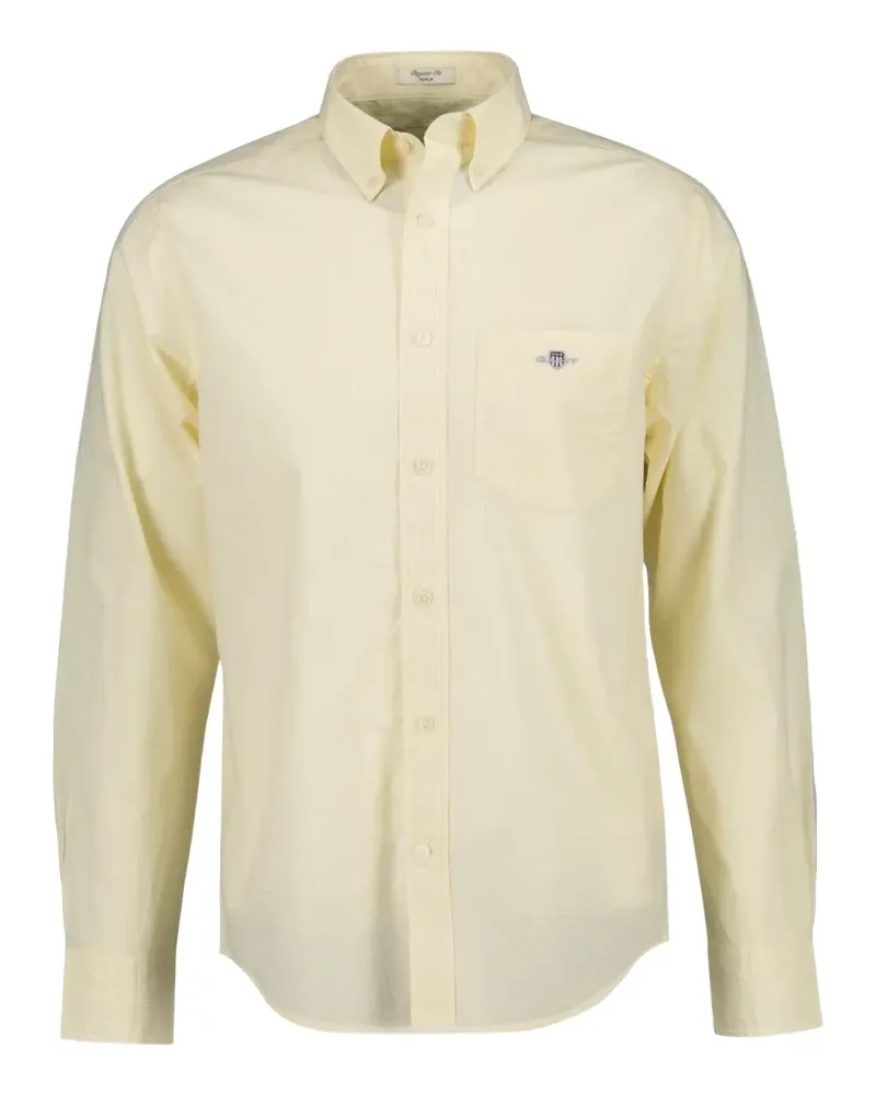 Gant Classic gingham-check button-down shirt - Gelb Gelb