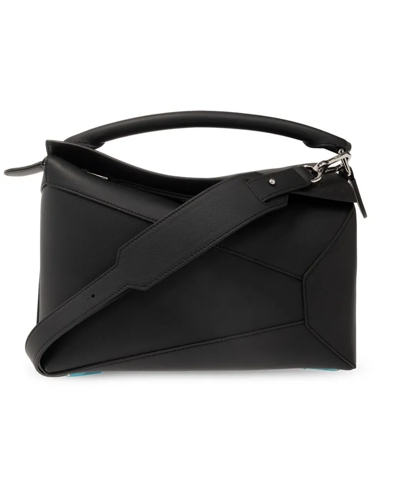 Loewe Mittelgroßer Puzzle Shopper - Schwarz Schwarz