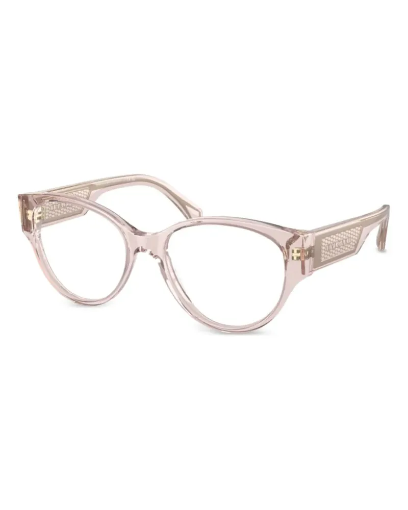 Bulgari Vista Brille mit rundem Gestell - Rosa Rosa