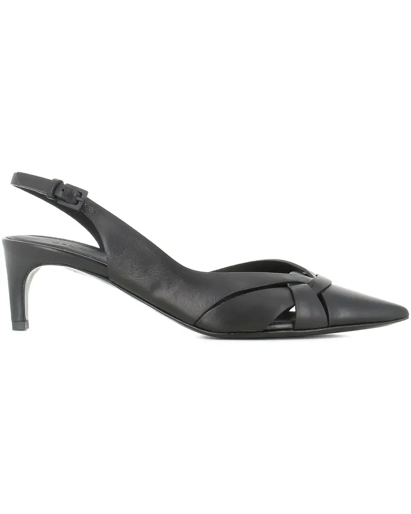 Roberto del Carlo Paris Pumps 50mm - Schwarz Schwarz