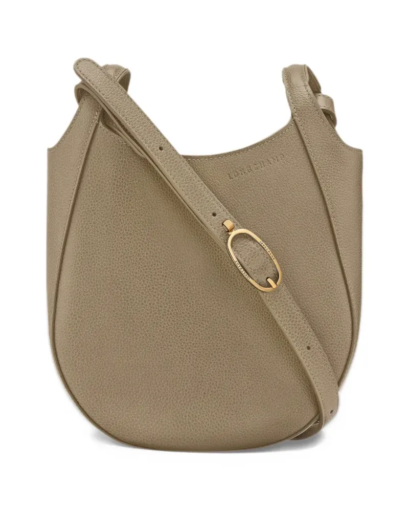 Longchamp Kleine Le Foulonné Umhängetasche - Nude Nude