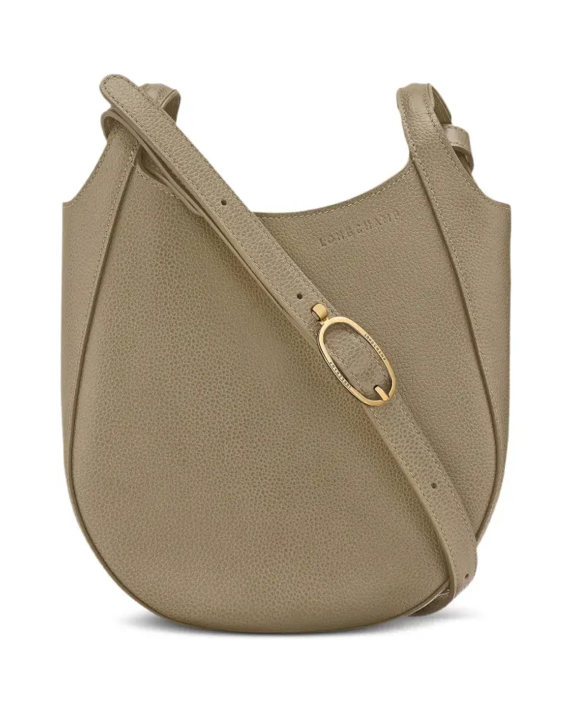 Longchamp Kleine Le Foulonné Umhängetasche - Nude Nude