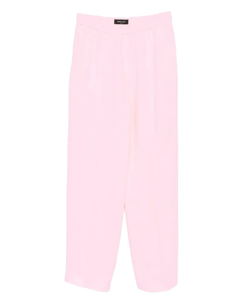 Fabiana Filippi elastic-waist trousers - Rosa Rosa