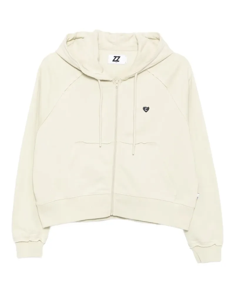 Izzue Hoodie im Distressed-Look - Nude Nude